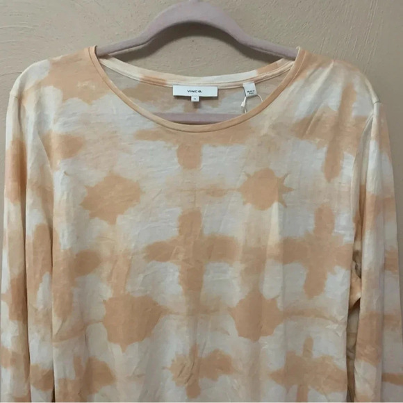 Vince Tie Dye Long Sleeve Tee Size XL NWT New - Picture 3 of 12